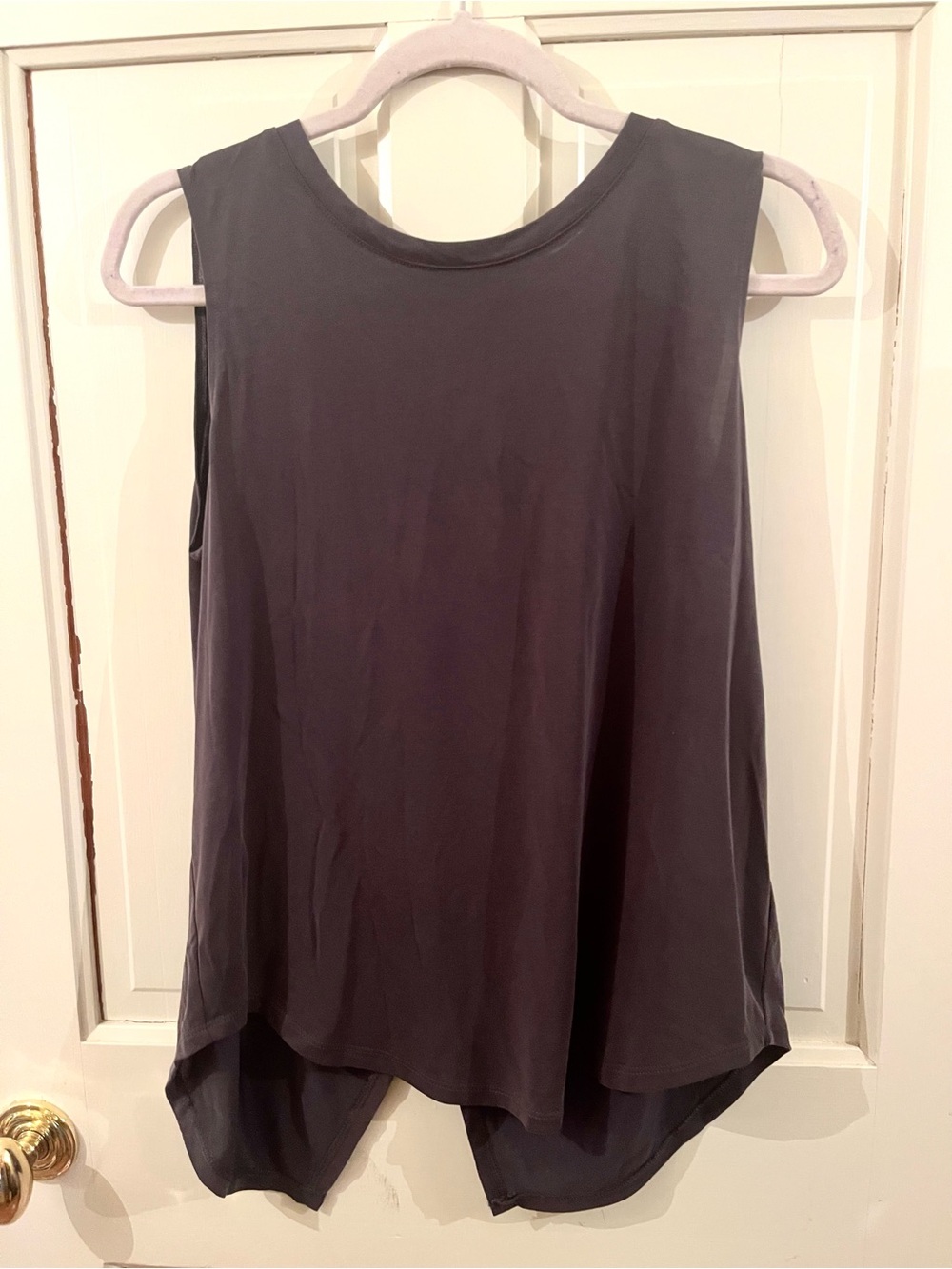 Old Navy Women's Charcoal Sleeveless Swing Tank Top Size Small